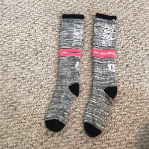 PINK mid calf socks